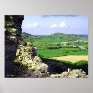 Schloss-Ansicht-Druck Poster