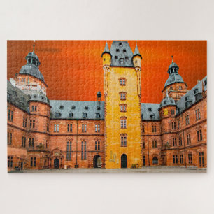 Schloss Aschaffenburg Deutschland. Puzzle
