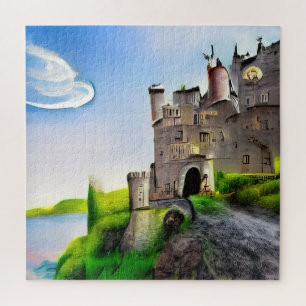Schloss auf dem Hügel Puzzle