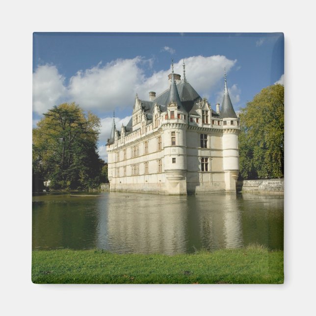 Schloss Azay-le-Rideau, Indre-et-Loire, 2 Magnet (Vorne)