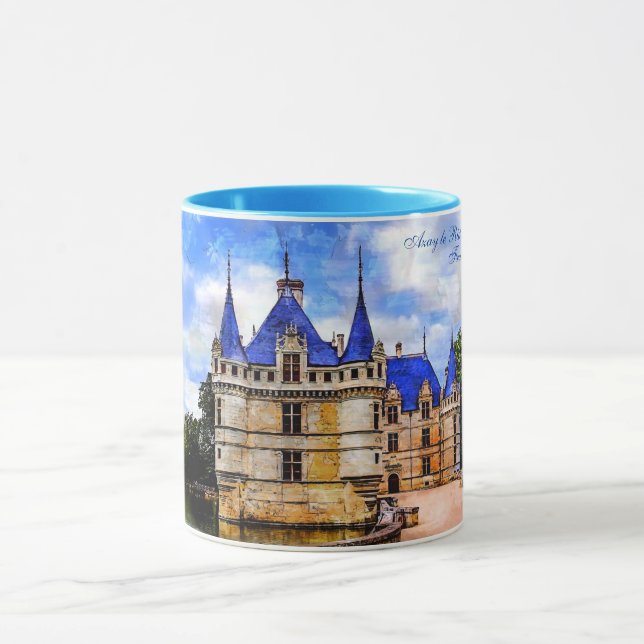 Schloss Azay le Rideau, Loire Valley, Frankreich.  Tasse (Zentrum)