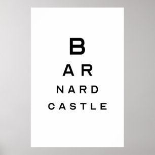 Schloss Barnard Augustift Poster