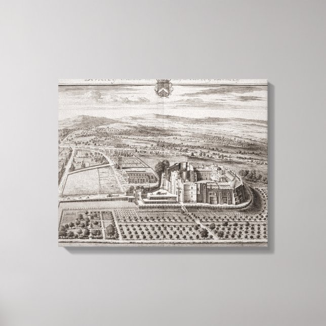 Schloss Berkeley, Sitz des Earls of Berkeley (eng Leinwanddruck (Vorderseite)