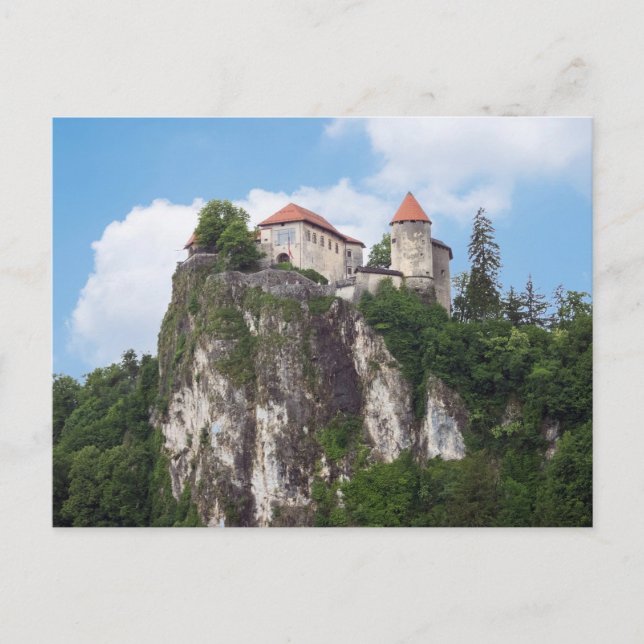 Schloss Bled, Bled, Slowenien Postkarte (Vorderseite)