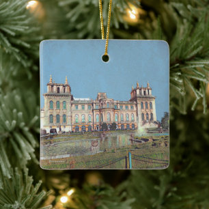 Schloss Blenheim - Vintage Keramikornament