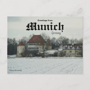 Schloss Blutenburg Münchener Postkarte