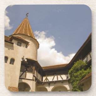 Schloss Bran aus dem 13. Jahrhundert (Draculas Sch Getränkeuntersetzer