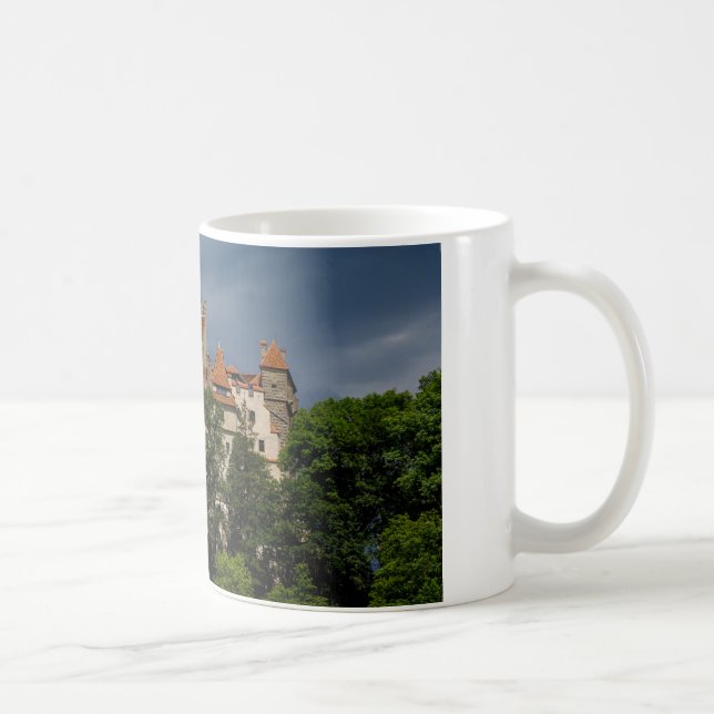Schloss Bran in Rumänien Kaffeetasse (Rechts)