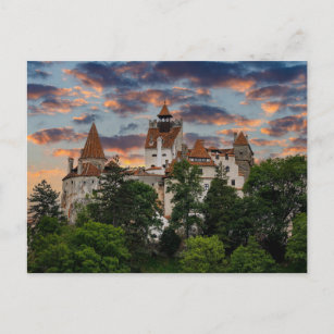 Schloss Bran in Rumänien Postkarte