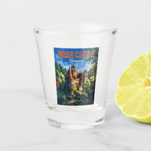 Schloss Bran Rumänien Schnapsglas