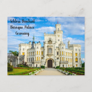 Schloss Bruchsal Barockpalast – Deutschland Postkarte