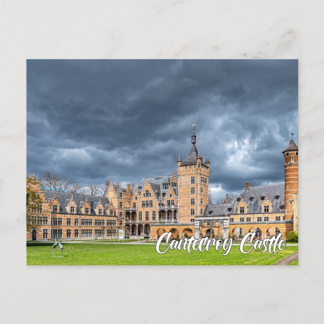 Schloss Cantecroy, Mortsel, Belgien Postkarte (Vorderseite)