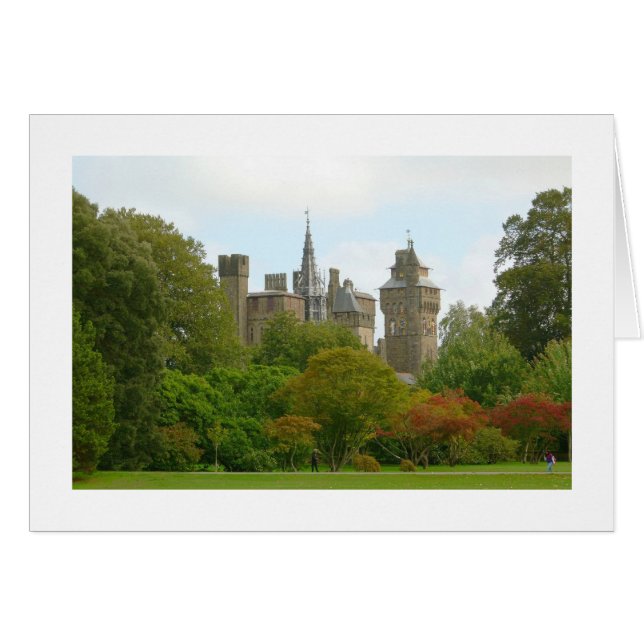 Schloss Cardiff (breiter Rand) (Vorderseite (Horizontal))