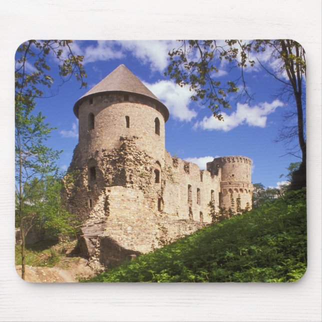 Schloss Cesis in Mittelletten. Mousepad (Vorne)