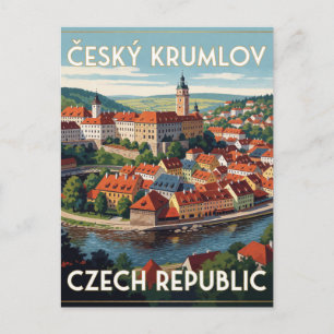 Schloss Český Krumlov Tschechische Republik Reise Postkarte
