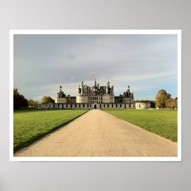 Schloss Chambord, Frankreich Poster (Vorne)