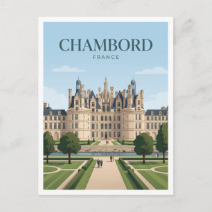 Schloss Chambord Frankreich Postkarte