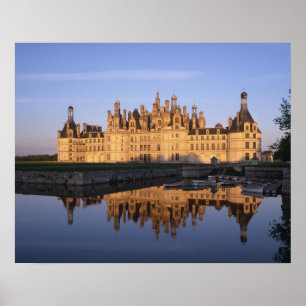 Schloss Chambord, Loiretal, Frankreich Poster