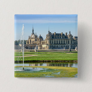 Schloss Chantilly und Le Notre Garten - Frankreich Button
