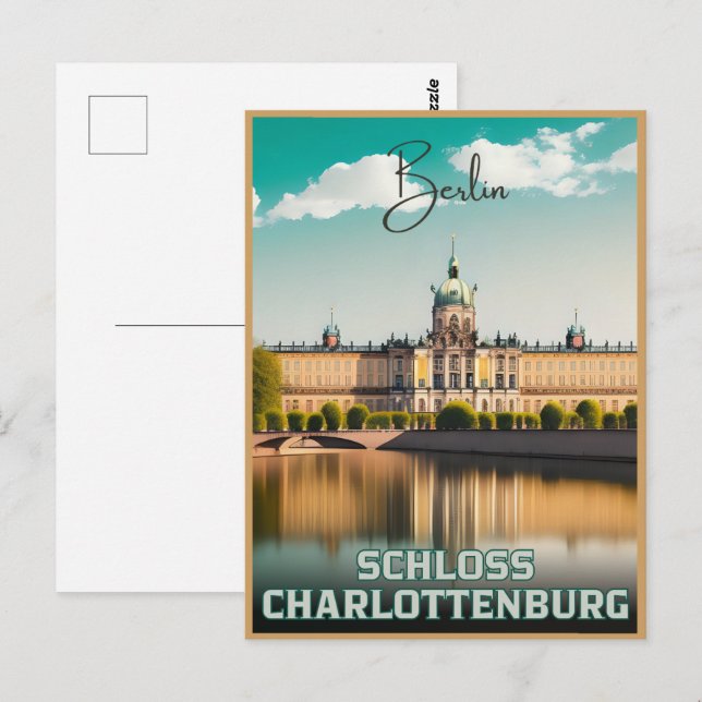 Schloss Charlottenburg - Schloss Charlottenburg Postkarte (Vorne/Hinten)