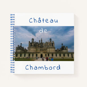 Schloss Château de Chambord Architektur Frankreich Notizbuch