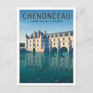 Schloss Chenonceau Chenonceaux Frankreich Postkarte