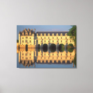 Schloss Chenonceau, Fluss Cher, Loir-et-Cher, 2 Leinwanddruck