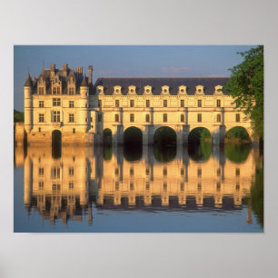Schloss Chenonceau, Fluss Cher, Loir-et-Cher, Poster