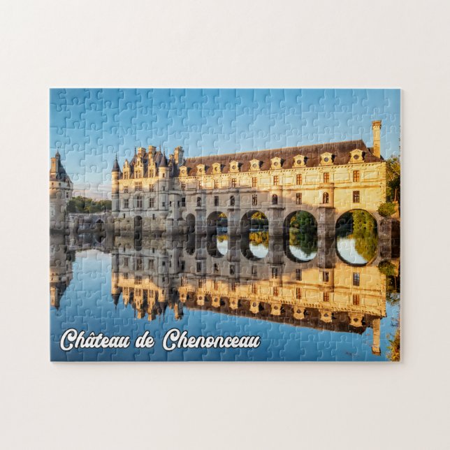 Schloss Chenonceau, Frankreich Puzzle (Horizontal)
