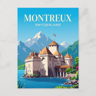 Schloss Chillon Schweiz Postkarte