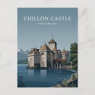 Schloss Chillon Schweiz Postkarte
