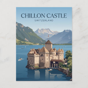 Schloss Chillon Schweiz Postkarte