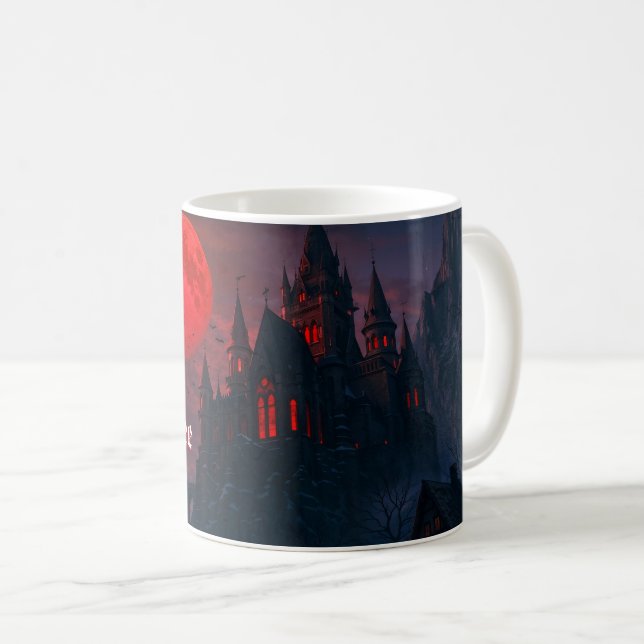 Schloss des Vampirbluts Kaffeetasse (VorderseiteRechts)