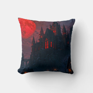 Schloss des Vampirbluts Kissen