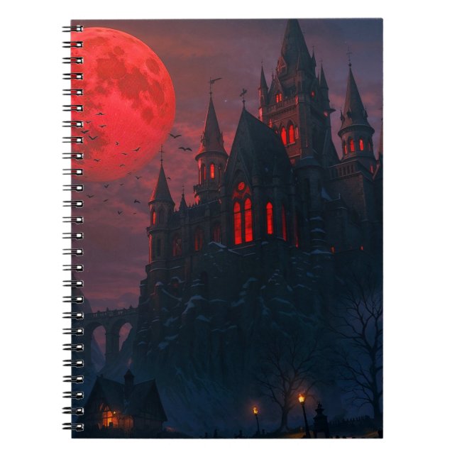 Schloss des Vampirbluts Notizblock (Vorderseite)
