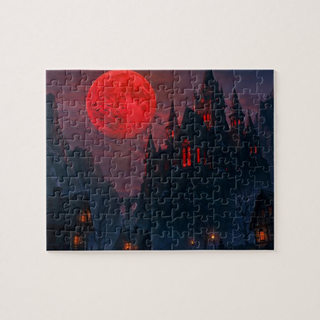 Schloss des Vampirbluts Puzzle (Horizontal)