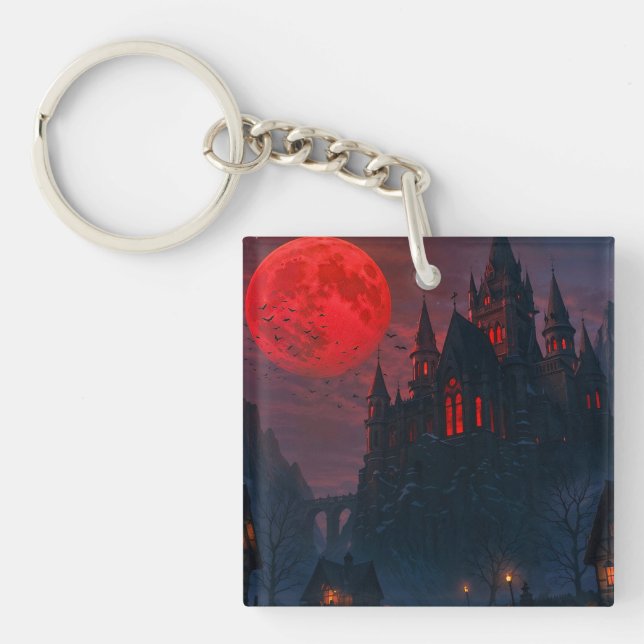 Schloss des Vampirbluts Schlüsselanhänger (Vorderseite)