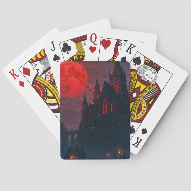 Schloss des Vampirbluts Spielkarten (Rückseite)