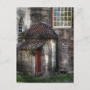 Schloss - Die versteckte Tür im Rücken Postkarte