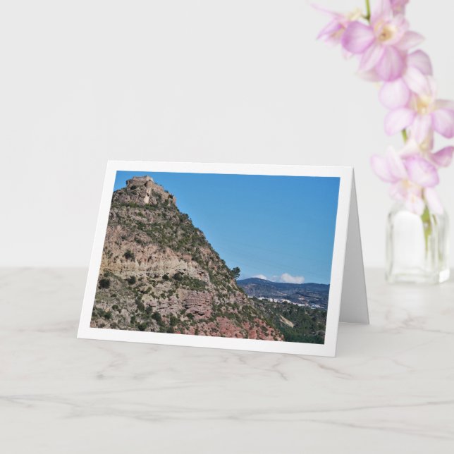 Schloss Domeño, Valencia, Spanien Karte (Orchidee)