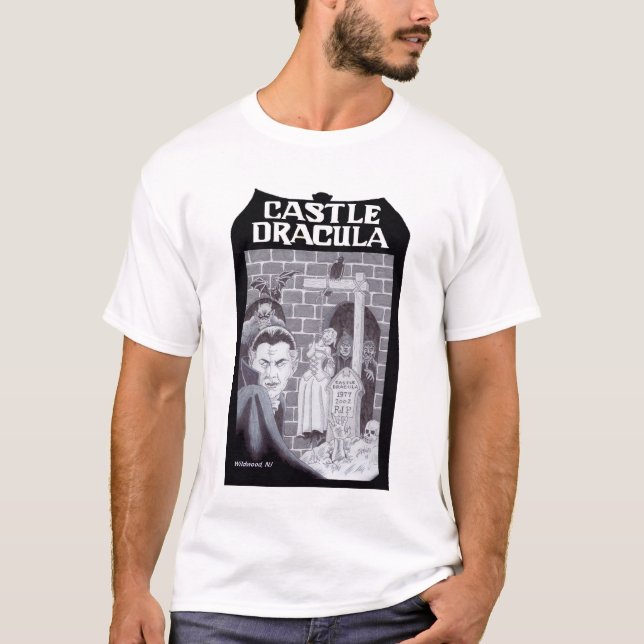 Schloss Dracula T-Shirt (Vorderseite)