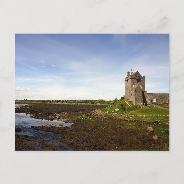 Schloss Dunguaire in Irland Postkarte (Vorderseite)