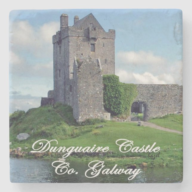 Schloss Dunguaire, Kinvarra, Galway. Irischer Unte Steinuntersetzer (Vorderseite)