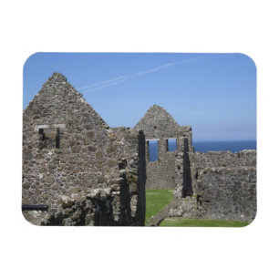 Schloss Dunluce in der Nähe von Bushmills und Por Magnet