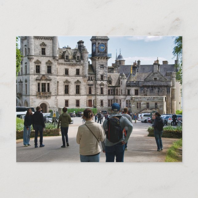 Schloss Dunrobin, Schottland Postkarte (Vorderseite)
