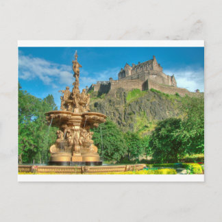 Schloss Edinburgh 9082 Postkarte