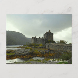 Schloss Eilean Donan in Schottland Feiertagspostkarte