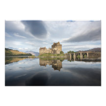 Schloss Eilean Donan mit Reflexion in Schottland