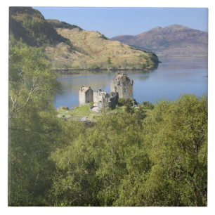 Schloss Eilean Donan, Schottland. Die berühmte Ei Fliese