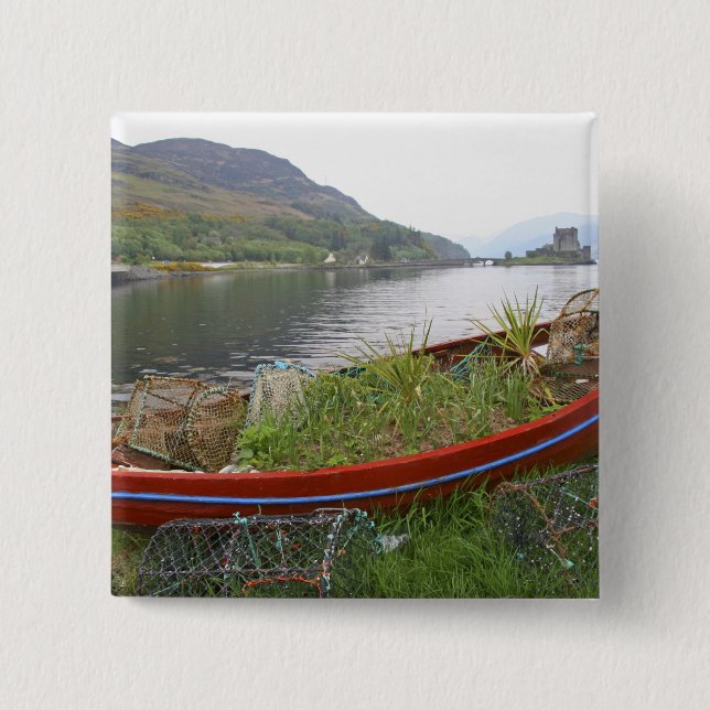 Schloss Eilean Donan, Schottland. Die berühmte Eil Button (Vorderseite)